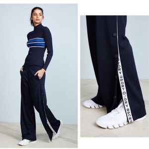 Tory Sport Banner Tear Away Track Pants Navy (Size XS)